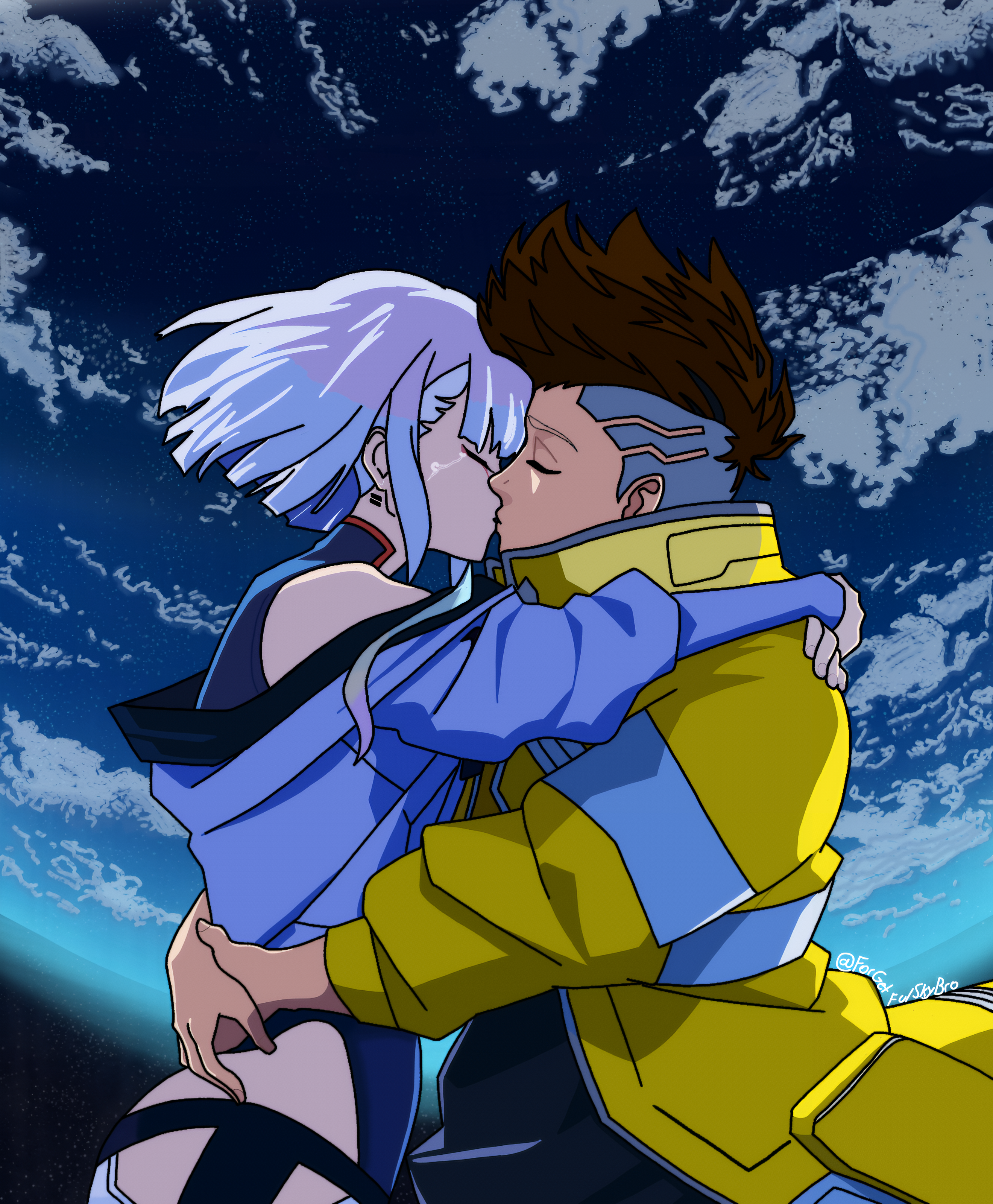 Longing Embrace - Cyberpunk Edgerunners 1